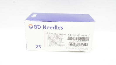 BD 405184 Spinal Ndle Quincke Type Point 18G x 3.5inch - Box of 25